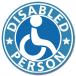  wheelchair Mark wheelchair magnet sticker / disabled Mark wheelchair wheelchair well cab ( magnet type / wheelchair blue )