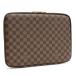  как новый Louis Vuitton компьютер рукав PM ноутбук кейс N58022 Damier ebenLOUIS VUITTON