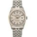 ロレックス デイトジャスト メンズ腕時計 SS×WG シルバー文字盤 16234 ROLEX