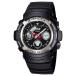CASIO カシオ 腕時計 G-SHOCK ジーショック AW-590-1AJF　ラウンド アナログ　デジタル　ブラック　シルバー