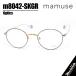 mamusema Mu z сделано в Японии легкий очки оправа для очков солнцезащитные очки m8042-SKGR 47 размер раз есть возможно Sky серый / Gold 