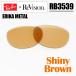 [ ReVision × Ray-Ban] RB3539 для замена линзы Shiny Brown / автомобиль i колено Brown RESBR ERIKAMETAL /e licca metal RB3539-LD2 солнцезащитные очки 