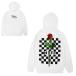 nefCHECKS ROSE HOODIE S WHITE #19H41005 NEFF