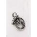 Bloody Mary / Lotus head подвеска серебряный x белый топаз O-25-04-04-071-Bl-ac-YM-OS