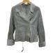 J.FERNANDEZ/ J Fernandes / мутон жакет / серый / размер 38/ женский /FE0037