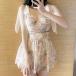 chu-ru Layered цветочный принт One-piece купальный костюм женщина женский купальный костюм Rush Guard все в одном бюстье гонки шифон si