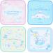  Sanrio SANRIO маленький полотенце 4 шт. комплект звезда Cinnamoroll sinamon детский Mini полотенце носовой платок полотенце для рук 249955