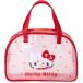  Sanrio SANRIO прозрачный сумка "Boston bag" Hello Kitty Kitty Chan 742112 бассейн сумка винил сумка ребенок Kids 