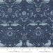 moda fabrics(moda* ткань s)William Morris William Maurice si- подбородок g ткань <Birds Damask Birds>( bird *da маска * birz ) темно-синий 