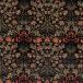 moda fabrics(moda* ткань s)William Morris William Maurice si- подбородок g ткань <HYACINTH 1900-1912>( гиацинт )EBONY черное дерево 33496-14