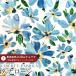 LIBERTY FABRICS Liberty принт Италия производства tana заем ткань <Watercolour Petals>( вода цвет *petaruz)[ белый земля × голубой цветок ]