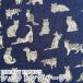 LIBERTY FABRICS Liberty принт местного производства sierra тонн джерси (tana джерси ) ткань ( Eternal ) 60/2 небо .<Meow>(myaou)[ темно-синий ]DC32576VK