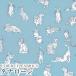LIBERTY FABRICS Liberty принт местного производства tana заем ткань ( Eternal )<br><Meow>(myaou)[ голубой серый ]DC32576ZE