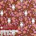 The Miffy Picture Book Collection by Liberty Miffy × Liberty принт местного производства матирующий ламинирование <Prairie Day>( Prairie *tei)[ бордо земля ]