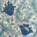 V&amp;A William Morris William Maurice si- подбородок g ткань <Anemone>( ветреница корончатая )[ голубой ]VA10002S-B