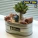 garubanaizdo бак овальный L маленький большой цветочный горшок Dulton DULTON GALVANIZED TANK NB-0673L посадочная машина цветок pot садоводство модный 