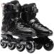 ONORNER роликовые коньки ролик skate взрослый студент женщина мужчина мужчина женщина безотносительно начинающий опытный человек предназначенный безопасность тихий звук выносливость 2 цвет ( черный, 39 внешние размеры 25cm)