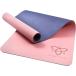 YogaPrana( йога puller na) йога коврик 6mmmeruti розовый скольжение трудно 