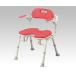  folding shower bench (IU red ) 1 legs [ returned goods un- possible ]