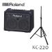 Roland KC-220 stereo keyboard amplifier ( speaker stand attaching )