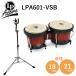 LP LPA601-VSB Aspire деревянный бонго Vintage Sunburst/ Vintage солнечный Burst подставка комплект 