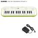  Casio клавиатура SA-50 AC адаптор есть 32Key белый lime зеленый CASIO Mini клавиатура 