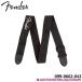 Fender гитара ремешок 2'' BLACK POLYESTER LOGO STRAP with GREY LOGO 0990662043 крыло 