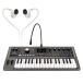 KORG Korg Mini клавиатура microKORG2 проводной iya монитор комплект наушники ... маленький iya moni комплект 