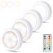 Size: батарейка нет _Color: белый LED свет 4 шт. комплект тип аккумулятора кухня свет HOLKPOILOT яркость регулировка днем свет цвет / лампа цвет / температура белый цвет . переключатель порез таймер . автоматика гасить свет Limo 