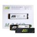 AGI 4TB AI218 PCIe NVMe M.2 Gen3×4 DRAM Cache 3D TLC NAND SSD теплоотвод имеется ( считывание включая * вписывание скорость 3700/2950 MBs)