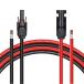 ryoken(LVYUAN) mc4 удлинение кабель 4sq 11AWG длина 5m максимальный электрический ток примерно 47A максимальный напряжение 1500V(DC) одна сторона MC4 коннектор IP68 водонепроницаемый солнечная панель подключение для кабель солнечный 
