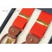 ALBERT THURSTON Alba -tosa- камень подтяжки obi ширина 35mm ALM-59 orange серия одноцветный Британия производства MADE IN ENGLAND