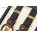 ALBERT THURSTON Alba -tosa- камень подтяжки obi ширина 25mm ALM25-25 темно-коричневый серия . style одноцветный Британия производства MADE IN ENGLAND