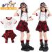  красный красный в клетку юбка t рубашка Kids танцевальный костюм Корея jazz k-pop hiphop девочка Cheer ребенок одежда Mai шт. тренировка обычно надеты лето модный симпатичный шт ..