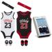 NIKE Jordan Jump man baby боди носки комплект чёрный белый синий 