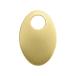  premium plain plate * oval washer brass Brass craft parts *ImpressArt