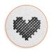  engraving stamp Patchwork Heart* patchwork Heart leather skill / leather craft also *ImpressArt