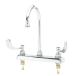 T&S Brass B-1142-04 8-Inch C/C Deck Mount Workboard Faucet with 4-In ʿ͢