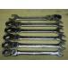  used FLEX GEAR WRENCH Flex Gear Wrench 8 10 12 13 14 17mm 6 piece set ( inside 1. another kind ) free shipping new ..