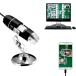 Jiusion 40 ~ 1000x коэффициент увеличения USB микроскоп,8 LED USB 2.0 цифровой микроскоп, Mini камера,OTG адаптор а также металлический s