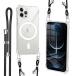 iPhone 13 Pro �p �P�[�X �N���A magsafe�Ή� �}�O�l�b�g���� �V�����_�[ �X�g���b�v�t �g�уJ�o�[ �ϏՌ� �S�ʕی� �A�C