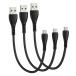 GHNTJAP USB Type C �P�[�u�� 0.3M 3�{ USB A to USB C �P�[�u�� �Z�� 3A�}���[�d USB2.0�f�[�^�]