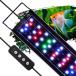 AQQA �������C�g ����led �^�C�}�[�t�� 10�i�K�̖��邳���� 3�F�ؑ� ip67�h�� 30CM 45CM 60CM�����Ή� ���_�J���C�g
