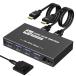 KVM переключатель HDMI 2 ввод 1 мощность персональный компьютер 2 шт. монитор 1 шт. переключатель 5Gbps USB переключатель 1 шт.. принтер .2 шт.. персональный компьютер . использование 4