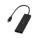  Elecom USB ступица USB-C подключение USB3.2(Gen1) 5Gbps 4 порт автобус энергия 15cm кабель маленький размер * легкий проект черный 