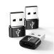 USB Type-C �ϊ��A�_�v�^ 3�Z�b�g �^�C�vc usb �ϊ� Type C (���X) to USB 2.0 (�I�X) �ϊ��A�_�v�^ Q
