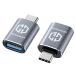 GRAUGEAR USB-C�ϊ��A�_�v�^ 2�Z�b�g �ő�10Gbps�����f�[�^�]�� USB 3.2 Gen 2 Type-C �ϊ��A�_�v�^�[