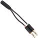 �G���R��(ELECOM) �I�[�f�B�I�ϊ��P�[�u�� (4�Ƀ��X- 3�ɃI�X�~2) 3.5mm�}�C�N�t���C���z����PC�Ŏg�p���邽�߂̕ϊ��P�[�u��