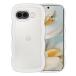 GUAGUA Google Pixel 9A �P�[�X �N���A �E�F�[�u �s�N�Z�� 9a �\�t�g TPU ���˂��� ������ �P�[�X �}�c�Ɗ� �l�C