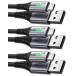 INIU USB C �P�[�u�� (3�{�Z�b�g 0.5m+2m+2m) USB-A &amp; USB-C 3.1A �}���[�d QC �^�C�vC iPhon